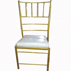 Banquet Chair  - Made Of Stainless Steel- White Color
