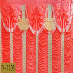 Designer Curtain - Made of 24 Gauge Bright Lycra Cloth