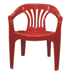 National Chair - Made of Plastic - Red Color