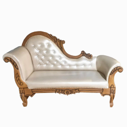 Wedding Sofa & Couches - Made of Wood - Cream & Golden Color