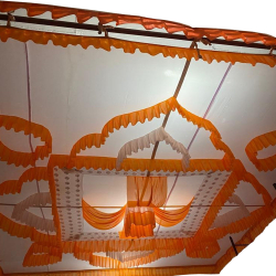 Designer Mandap Ceiling - 15 FT X 20 FT - Made Of Taiwan & Lycra
