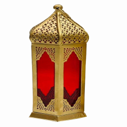 Decorative Hanging Lantern - 12 Inch - Made of Iron