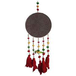 Decorative Hanging Loutcon - 12 Inch - Made Of Pompom