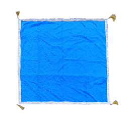 Square Table Top Cover - 5 FT X 5 FT - Made of Velvet Fabric Cloth