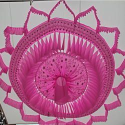 Designer Mandap Ceiling - Made Of Taiwan & Bright Lycra Cloth