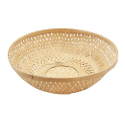 Bamboo Round Basket - 12 Inch - Made of Bamboo Stick