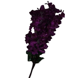 Decorative 7 Stick Blossom Bunch - Purple Color