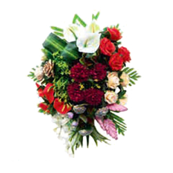 Artificial Flower Bouquet - Made of Plastic