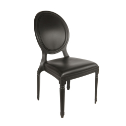 National Kia Chair - Made of Plastic - Black Color