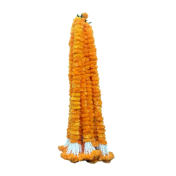 Artificial Plastic Flower Garland - 5 FT - Yellow Color