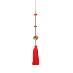 Fancy Tassel Wall Hanging - Made Of Woolen And Gotta Patti.