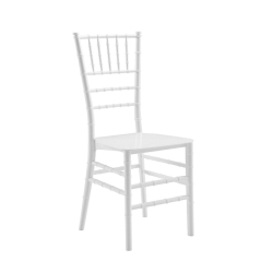 National Shagun Chair - Made of Plastic - White Color