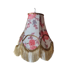 Decorative Hanging Lamp - 15 Inch - Made Of Cloth Fabric
