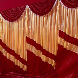Designer Curtain - 12 FT X 18 FT - Made Of Bright Lycra