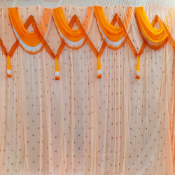 Designer Curtain -  Made of 24 Gauge Bright Lycra Cloth