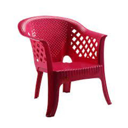 National Merc Sofa Chair - Made of Plastic - Red Color