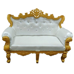 Wedding  Sofa  & Couches  - Made Of  Wood - White Color