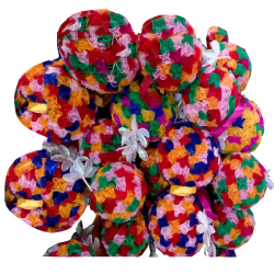 Decorative Flower Ball - 8 Inch - Made Of Woolen