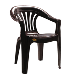 National Chair - Made of Plastic - Black Color