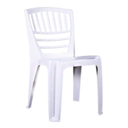 National Chair - Made of Plastic - White Color
