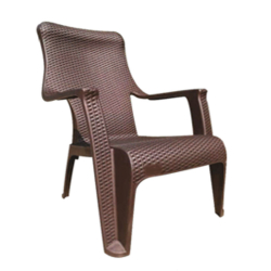 National Chair - Made  of Plastic - Brown Color