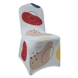 Fourway Digital Print Chair Cover - Multi Color