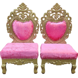 Vidhi Mandap Chair - 1 Pair ( 2 Chair ) - Made of Wooden