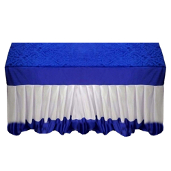 Table Cover Frill - 6 FT X 1.5 FT - Made Of Premium Lycra Quality