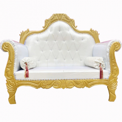 Regular Wedding  Sofa & Couches - Made Of Wooden - White Color