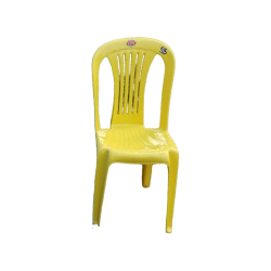 GN Plastic Chair - Made Of Plastic - Yelllow Color