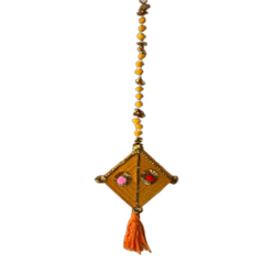 KITE TASSEL WALL HANGING - MADE OF WOOLEN & BAMBOO