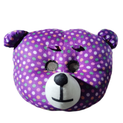 Free Size - Cartoon Mascot Costume - Purple  & White Color