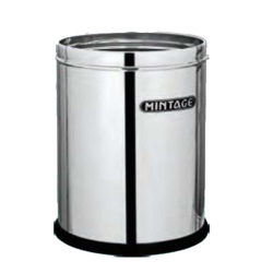Mintage Paper Bin Crystal Gloss - Made Of Stainless Steel