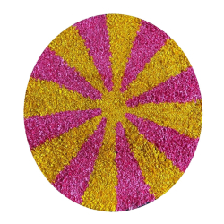 Decorative Round Wall Hanging For Stage Decoration - Made of Polyester