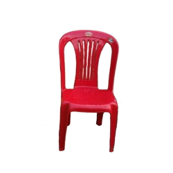 GN Plastic Chair - Made Of Plastic - Red Color
