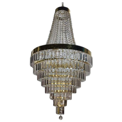 Decorative Hanging Jhumar - Made of Crystal & Iron