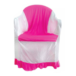 Chair Cover With Handle - Made Of Chandani Cloth