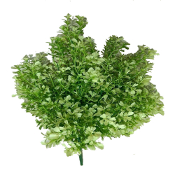 Artificial Green Patta Bunch - 2.4 FT - Made Of Plastic