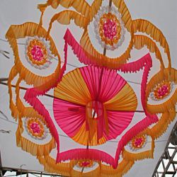 Designer Mandap Ceiling - Made Of Taiwan & Bright Lycra Cloth
