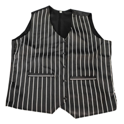 Vest Coat Lining - Made Of Fabric - Black Color