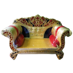 Regular Wedding Sofa & Couches - Made Of Metal - Yellow Color