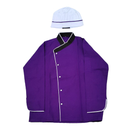 Chef Coat With Cap - Made of Premium Quality Cotton