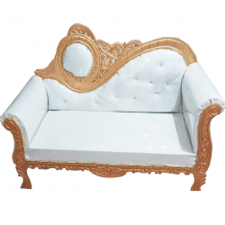 Wedding Sofa & Couches - Made Of  Wooden - White Color