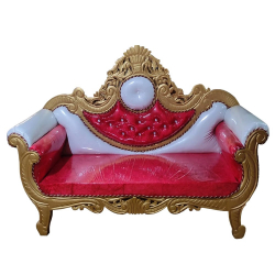 Wedding Sofa & Couches - Made of Wood - Red & Golden Color