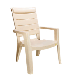 National Magna Chair - Made Of Plastic - Cream Color