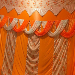 Printed Parda Curtain - 12 FT X 18 FT - Made Of Bright Lycra