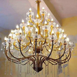 Decorative  Hanging Jhumar - Made of Crystal & Iron