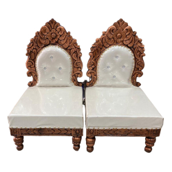 Vidhi Mandap Chair - 1 Pair ( 2 Chair ) - Made of Wooden