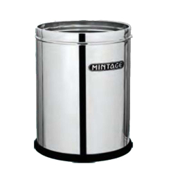 Mintage Paper Bin Crystal Gloss - Made Of Stainless Steel