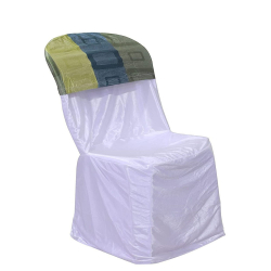 Chair Cover with Bow - Made of Chandani Cloth